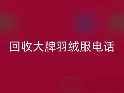 回收大牌羽绒服手机号码与羽绒服回收平台App-二手开云在线登录公司