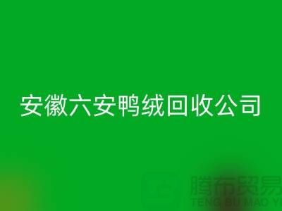 让羽绒回收加工成为绿色产业的新引擎-安徽六安鸭绒回收公司