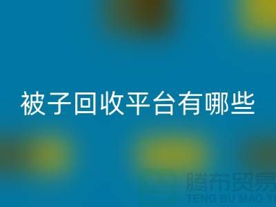被子回收平台有哪些？探索环保新选择