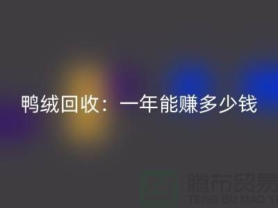 鸭绒回收：一年挣多少钱？@上海羽绒回收联系方式揭秘
