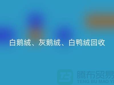 白鹅绒、灰鹅绒、白鸭绒、灰鸭绒回收——上海鸭绒回收厂家