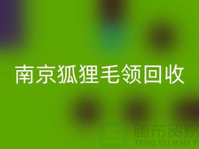 《南京狐狸毛领回收厂家：诚信可靠，同城交易更放心》