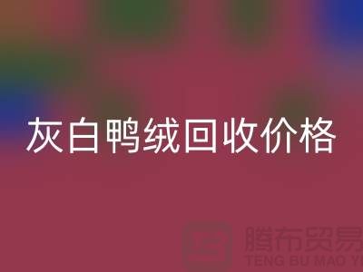 灰白鸭绒回收价格：环保与时尚的完美结合-杭州羽绒回收厂家