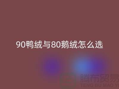 90鸭绒与80鹅绒怎么选好？一篇文章为你解惑！开云在线登录