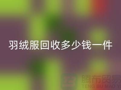 羽绒服回收多少钱一件-为你揭秘价格-上海回收服装尾货公司