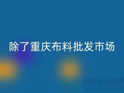 除了重庆布料批发市场是专业的，还有哪些批发市场可以选择
